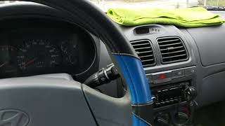 2001 Hyundai Accent start up.