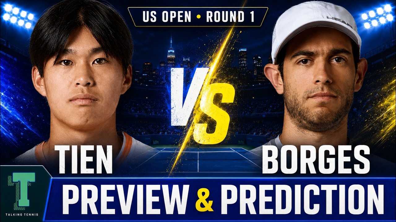 Learner Tien vs Nuno Borges | US Open Round 1 | Preview & Prediction