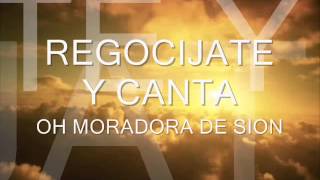 Regocijate y Canta con letra x Johana Toloza S.- Proyección Cristiana. chords