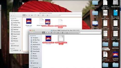 Installing Khmer Font Mac