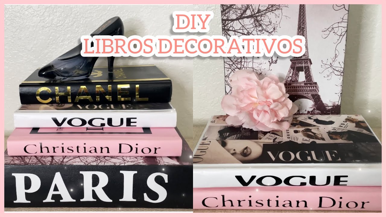 COMO HACER LIBROS PARA DECORAR FACIL Y RAPIDO