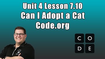 Code.org Unit 4 Lesson 7.10 - Can I Adopt a Cat | Conditionals Practice