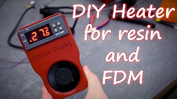 Printable all-in-one PTC heater for FDM and RESIN printers.