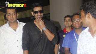 SPOTTED: Rana Daggubati and Prabhas at the Mumbai Airport | SpotboyE