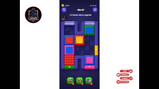Block Out! – Color Sort Puzzle Level 15 Walkthrough & Solution 🎮🧩