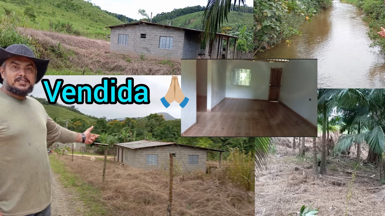 chácara com rio e tanque para peixe  excelente lugar