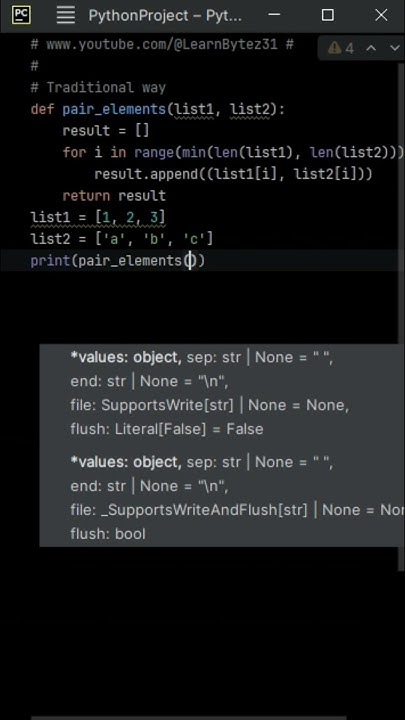 Python - How to pair two lists using Zip function! - #python #coding # ...