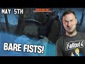 Fist fighting  bone collecting  fallout 4