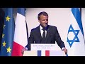 Inauguration de la saison franceisral par emmanuel macron et benyamin netanyahou au grand palais