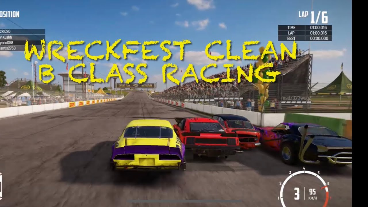 Wreckfest clean B class racing YouTube