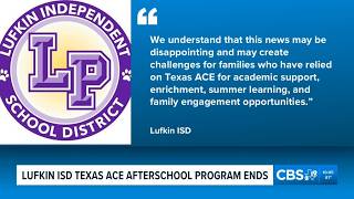 Lufkin ISD to end Texas ACE afterschool program after grant loss