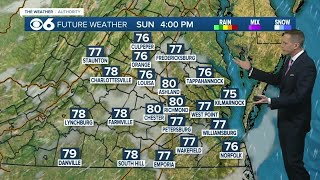 Hour-by-hour look at weekend weather in Virginia