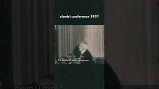 zionist conferance 1931