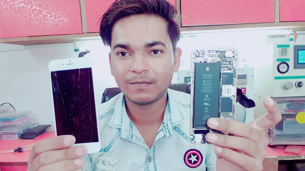 iPhone 6 broken glass replacement | screen repair | crak glass change