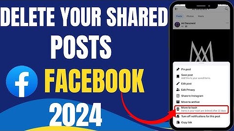 How to Delete Shared Post in Facebook 2024 (NEW UPDATE) | Android & IOS