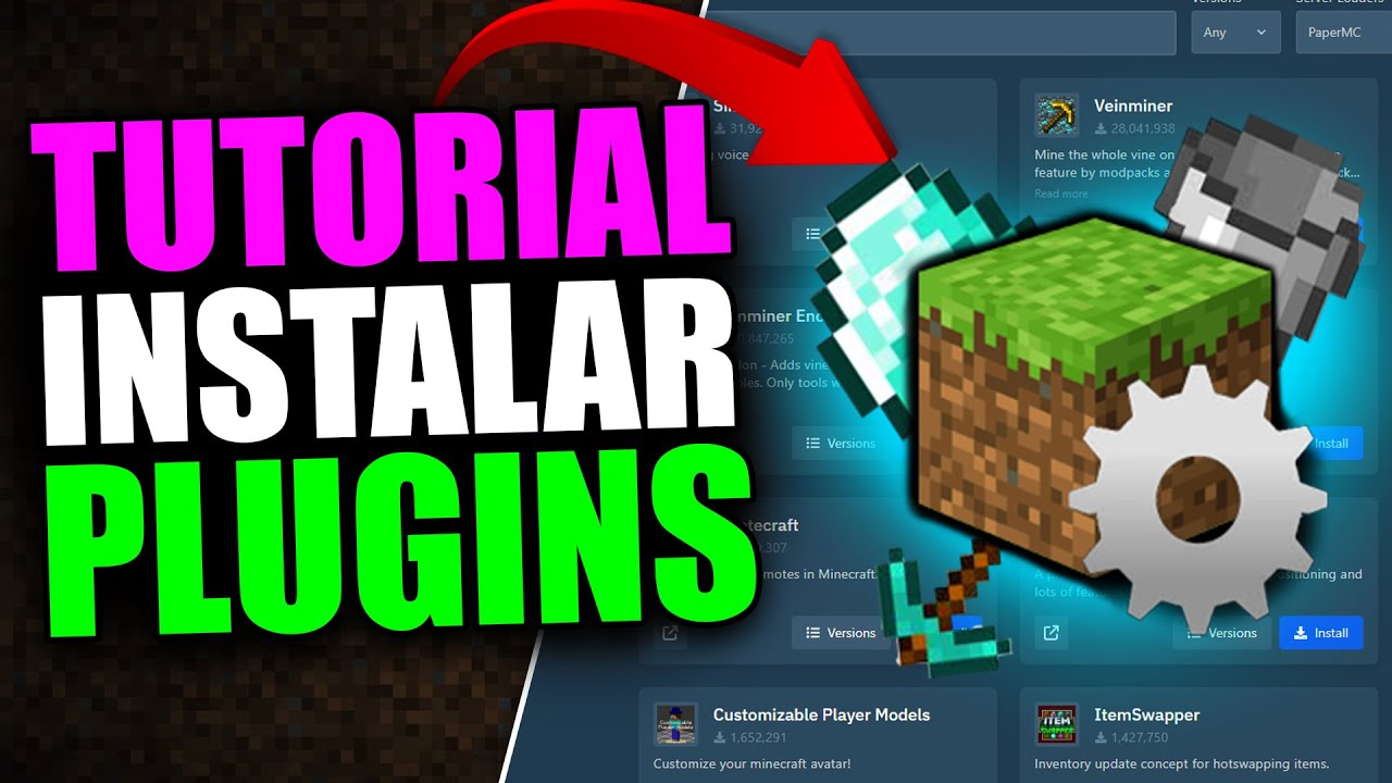Tutorial Como Instalar Plugins en Un Servidor de Minecraft - YouTube