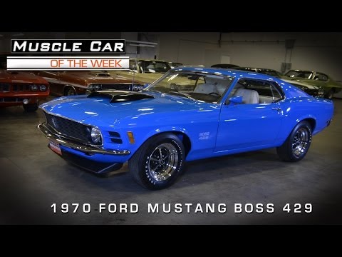 Muscle Car Of The Week Video #32: 1970 Ford Mustang BOSS 429