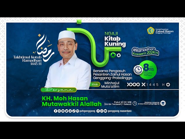 #6 🔴LIVE NGAJI RAMADHAN | Kitab Minhajul Muta'allim class=