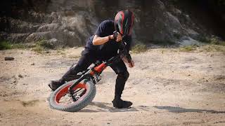 Laotie Ft100 1000W 15Ah 20X4In Fat Tire Folding Electric Moped Bicycle 90-120Km Max Mileage E-Bike