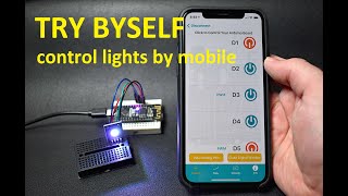 IOT | home automation |Nodemcu | plc programming | on/off light by mobile |light on/off  by mobile screenshot 3