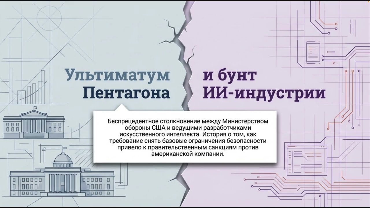«Столкновение Anthropic»  и «ведомство войны»