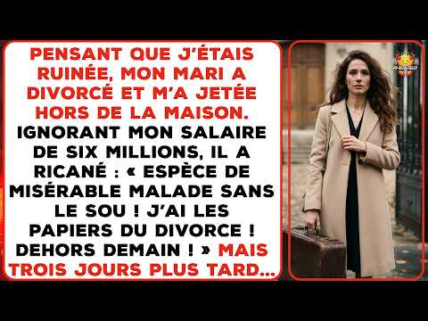 Me croyant ruinée, mon mari a divorcé… Trois jours plus tard, tout a changé.