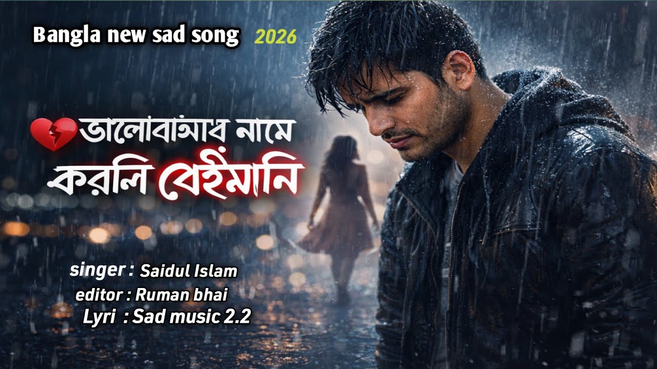 ভালোবাসার নামে করলি বেইমানি। Bangla new sad music 2026 Sad song Lopi 