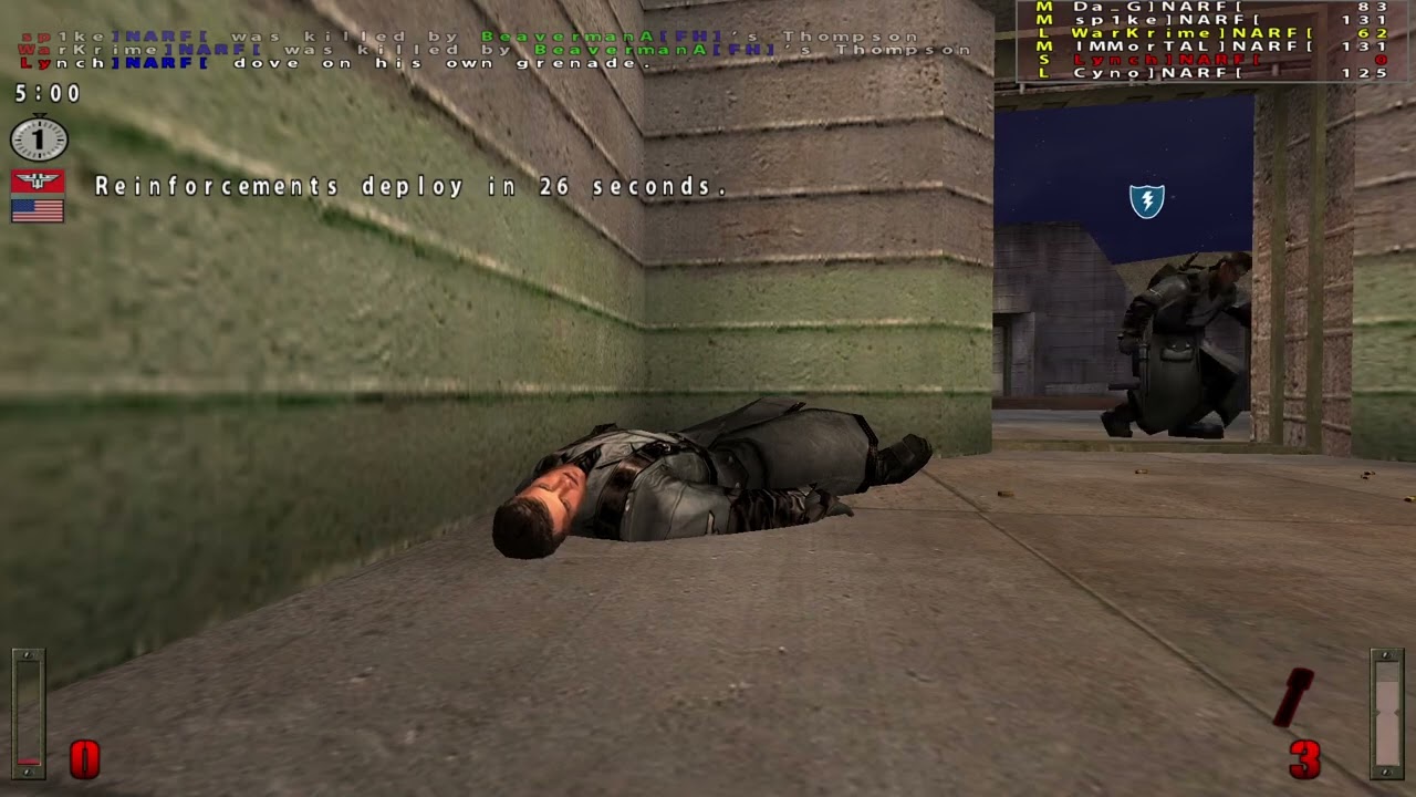 RTCW: NARF vs. Flying Hellfish - CAL-M Season 3 Quarter-Finals (11.14.02)