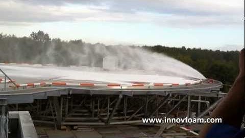 InnoVfoam - Helideckprotection with Monitorsystem (FWM-3 EL)