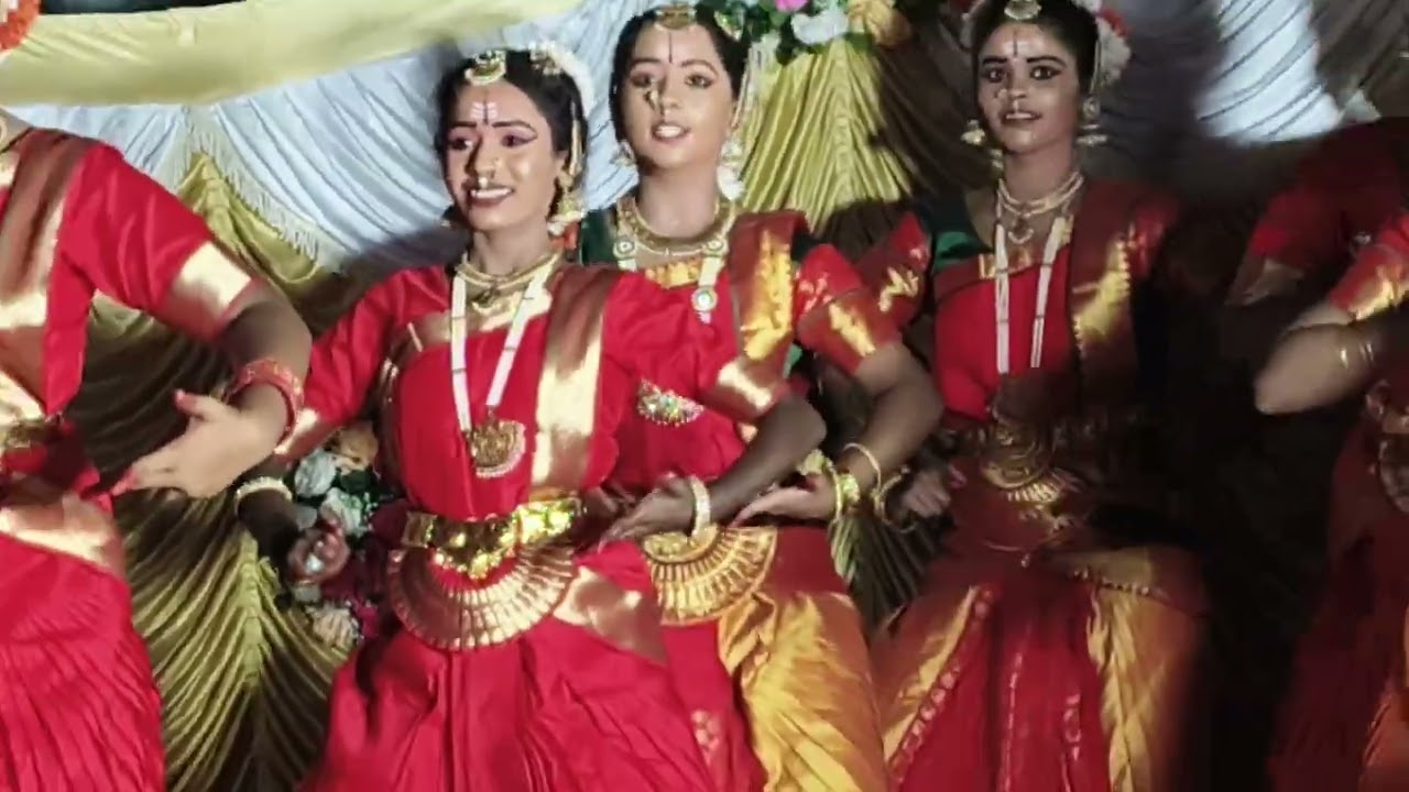 சிவராத்திரி அரசு இசைப்பள்ளி பரதநாட்டிய நிகழ்ச்சி இடம் தெற்கு கைலாசநாதர் கோயில் காஞ்சிபுரம் 2