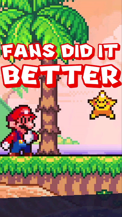 The best 2D Mario isn't made by Nintendo... #mario #supermario