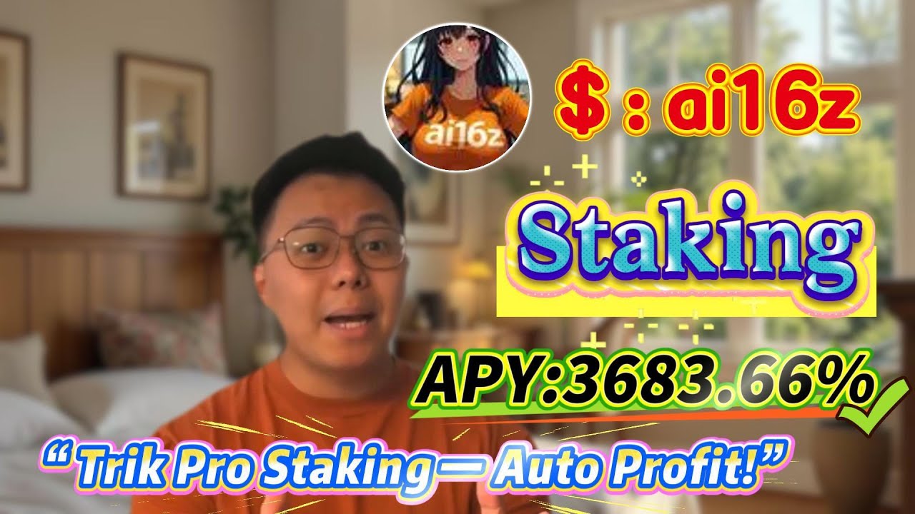 📈 Staking ai16z Solana aman & cuan! APY nyata 3683.66%!