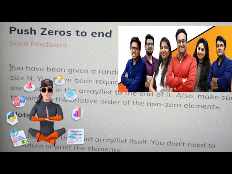 Push Zeros to end.  #array  #java