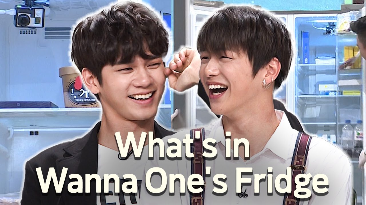 What's in Wanna One's Fridge? Explained by Kang Daniel & Ong Seongwu 😁 (ENG SUB) | Chef & My Fridge