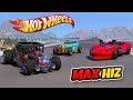 Harika Hot Wheels Arabalar Max Hız Yarışına Katılıyor - GTA 5