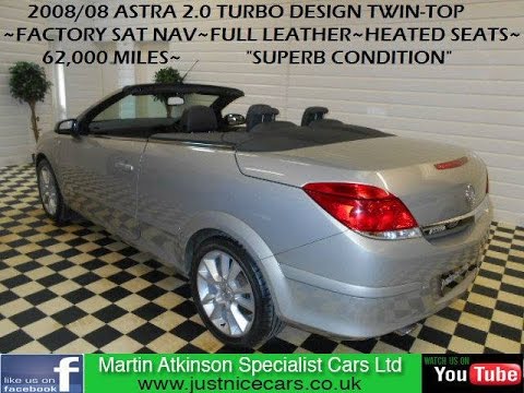 08 08 Vauxhall Astra 2 0t 16v Design Turbo Convertible Sorry Now Sold Youtube