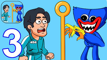 Squid Pin - Gameplay Walkthrough Part 3 All Levels 71-100 (Android,iOS)