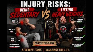 Injury Risks: Being Sedentary vs Lifting Heavy Weights