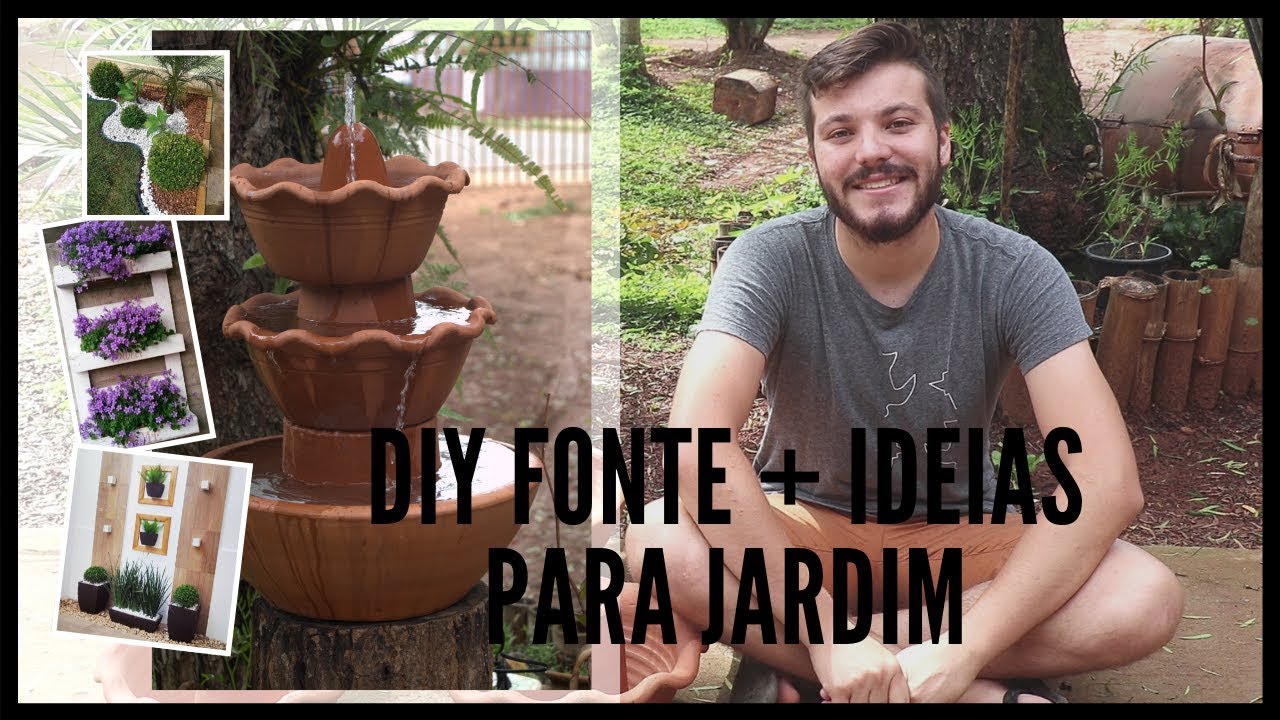 DIY - Montando uma fonte + ideias para JARDIM - Eduardo Wizard