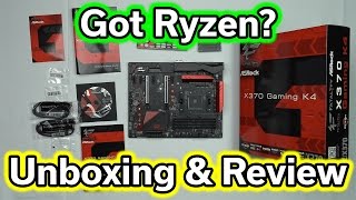 Asrock Fatal1ty X370 Gaming K4 Unboxing Review Youtube