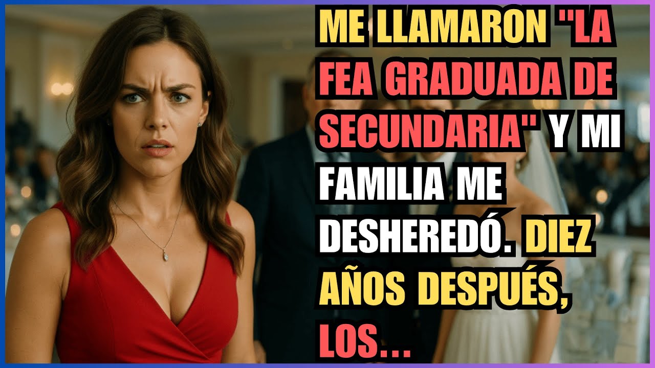 Me llamaron "la fea graduada de secundaria" y MI FAMILIA me desheredó. Diez años después, los...