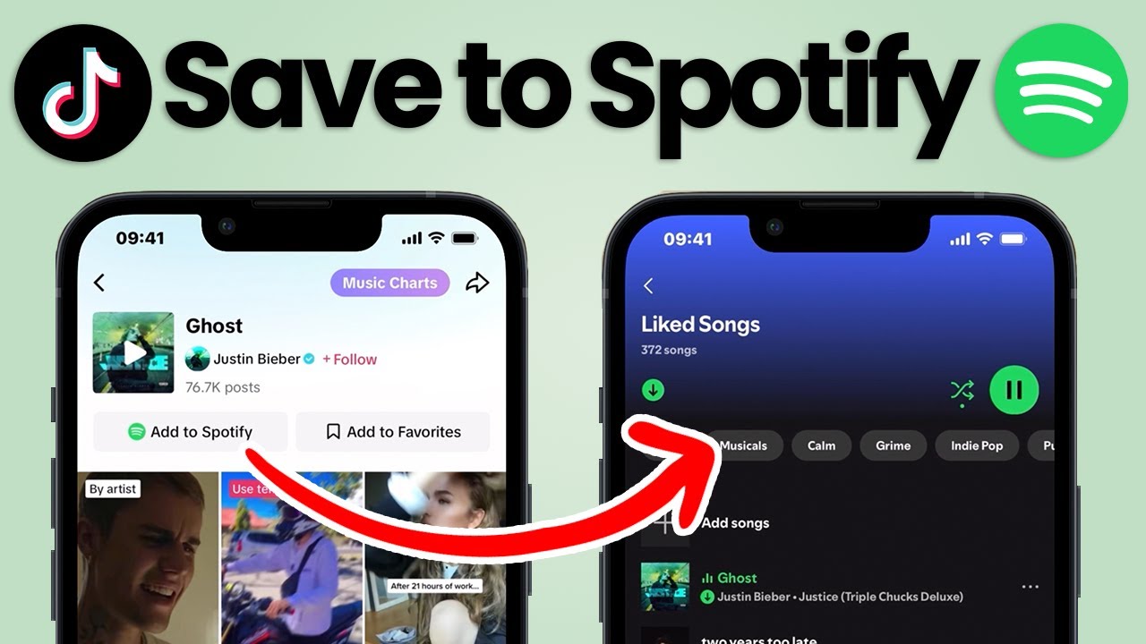 How to Save Songs From TikTok to Spotify - YouTube