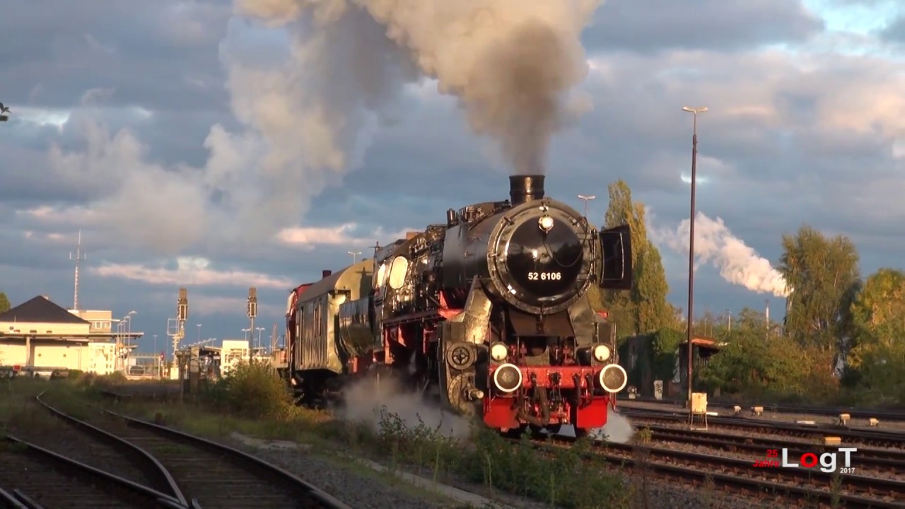 52 6106 Werkstattfahrten & Fahrt zur Lokverwiegung