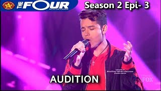 Christian Gonzalez sings “Bailando” 16 years old  Puerto Rico Audition The Four Season 2 Ep. 3 S2E3 screenshot 1