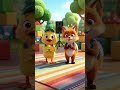 🦆 Finn Copies Ducky Backwards 🦊 | Mirror Dance Game for Kids 🪞| Rainbow Pals