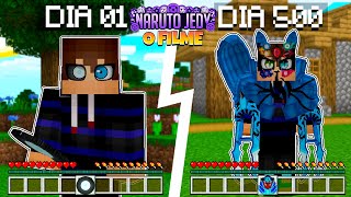 SOBREVIVI 500 DIAS no MUNDO da NARUTO JEDY ADDON no MINECRAFT ! - O FILME