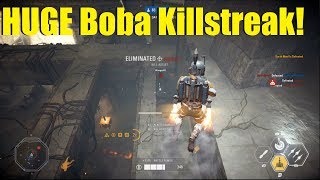 Star Wars Battlefront 2 - Boba Fett is still AMAZING! | Huge Boba Killstreak!