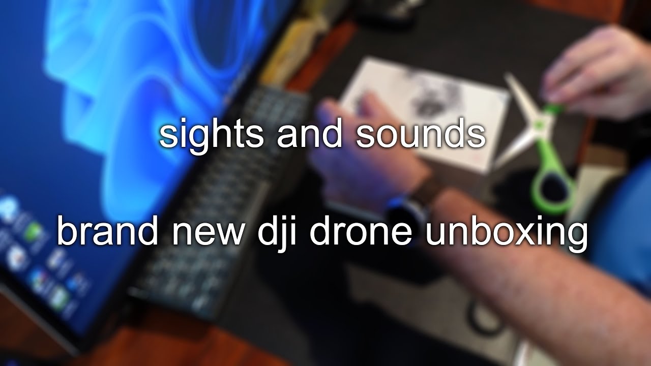 NEW Drone The Sights and Sounds of Unboxing a Brand New DJI Drone. Commentary Free.
