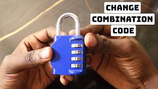 How to Change the 4 Digit Combination on ZHEGE Lock