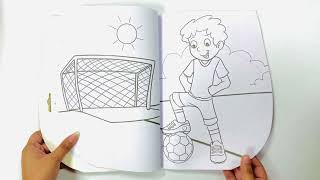 Information Football Colouring Book Update